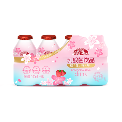 界界樂櫻花莓莓乳酸菌飲品